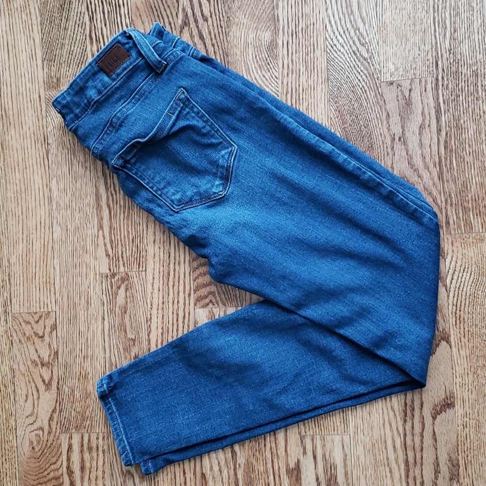 (26W) PAIGE Verdugo Crop Skinny High Rise Jeans Contemporary Modern Trendy